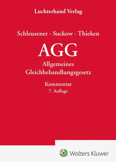 Cover: 9783472098713 | AGG - Kommentar | Allgemeines Gleichbehandlungsgesetz | Buch | 878 S.