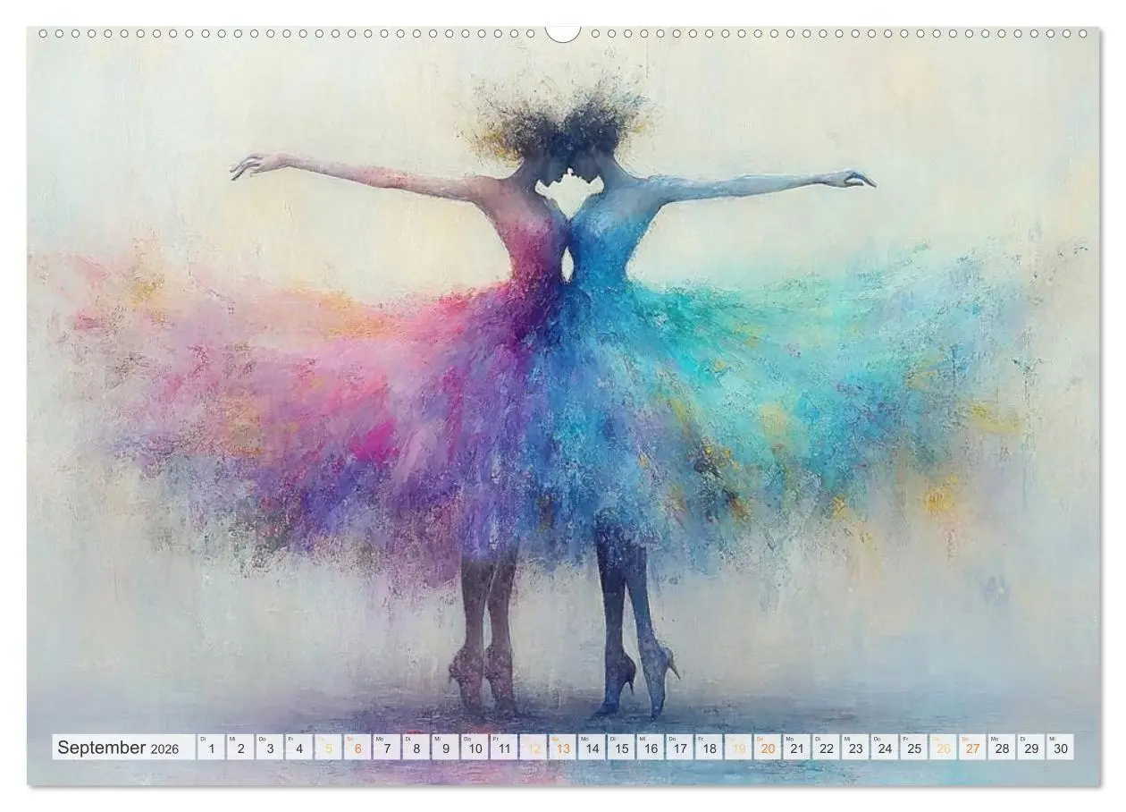 Bild: 9783516028713 | Im Pas de Deux mit der Stille (Wandkalender 2026 DIN A2 quer),...