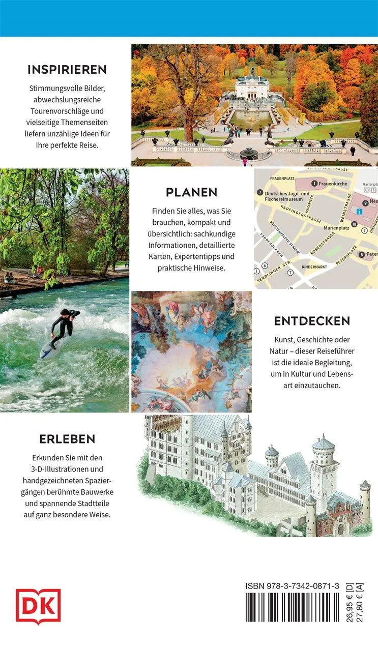 Rückseite: 9783734208713 | Vis-à-Vis Reiseführer München &amp; Südbayern | DK Verlag - Reise | Buch