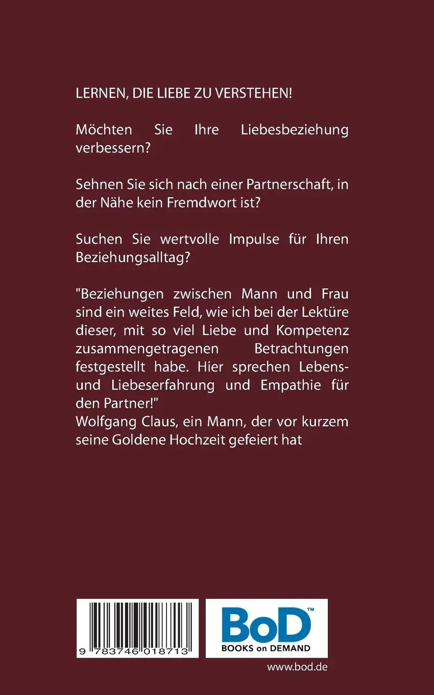 Rückseite: 9783746018713 | Die Liebe wächst mit ihren Aufgaben | Natalie Wintermantel | Buch