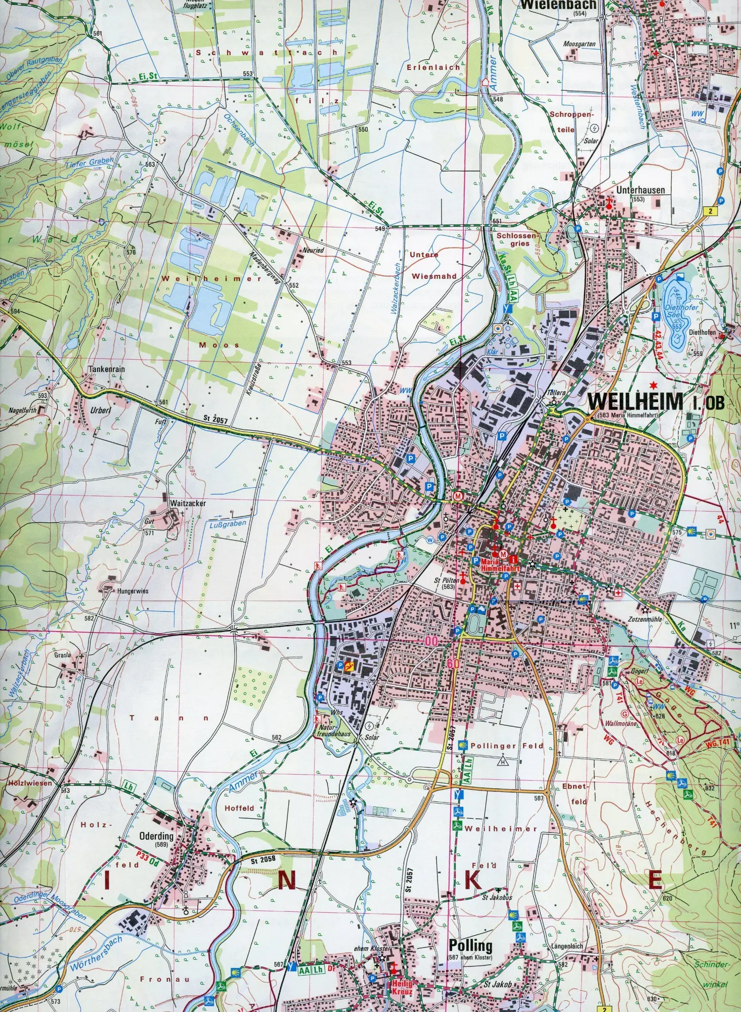 Bild: 9783899338713 | Weilheim i.OB 1:25 000 | Digitalisierung | (Land-)Karte | Deutsch