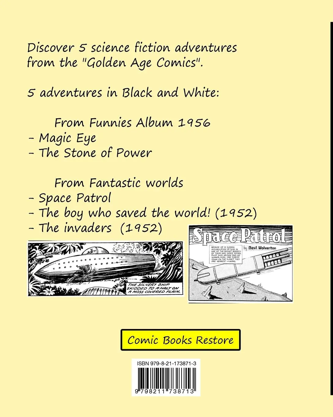 Rückseite: 9798211738713 | Ufo Stories | From Comics Golden Age 1950 | Comic Books Restore | Buch