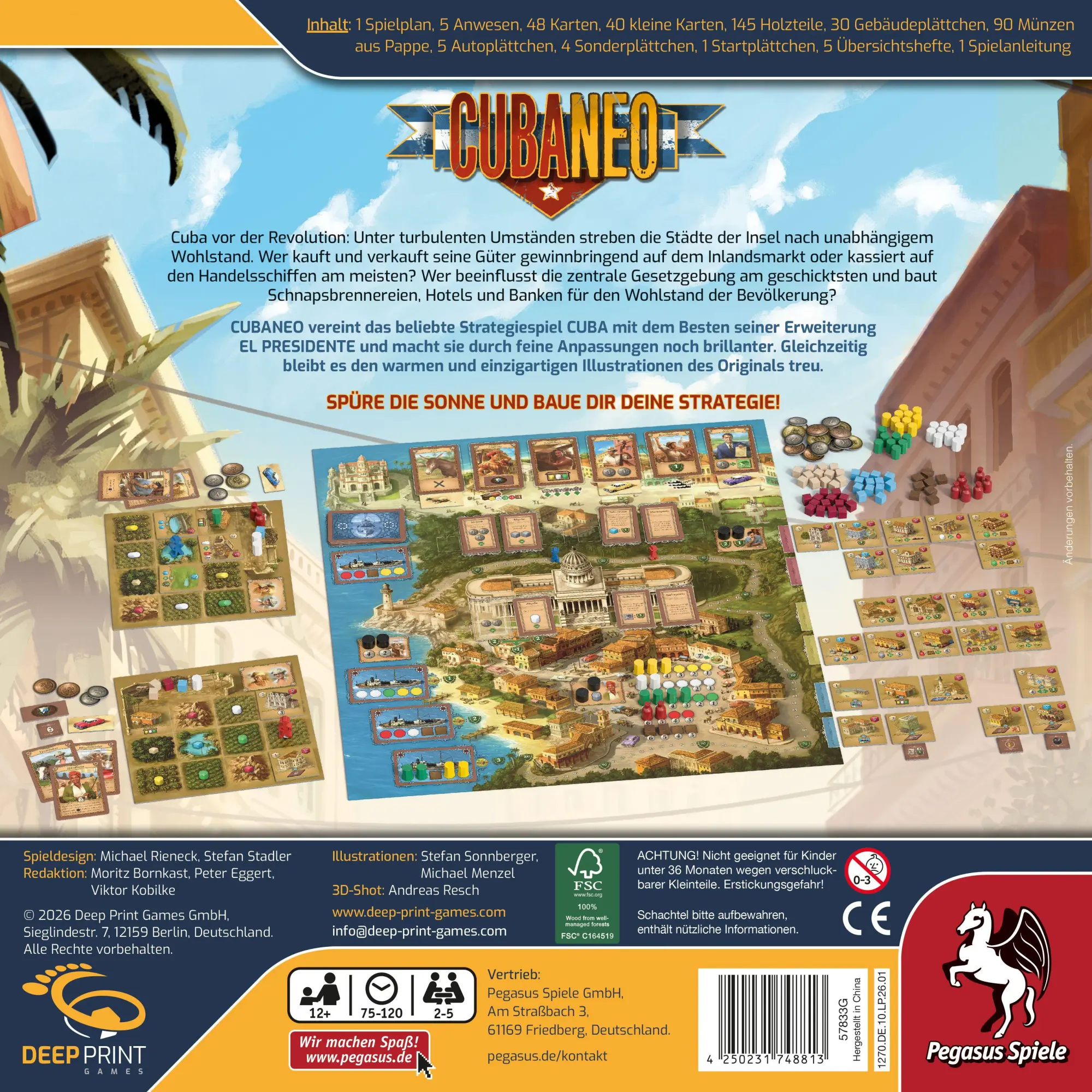 Bild: 4250231748813 | Cubaneo (Deep Print Games) | Spiel | 57833G | Deutsch | 2026