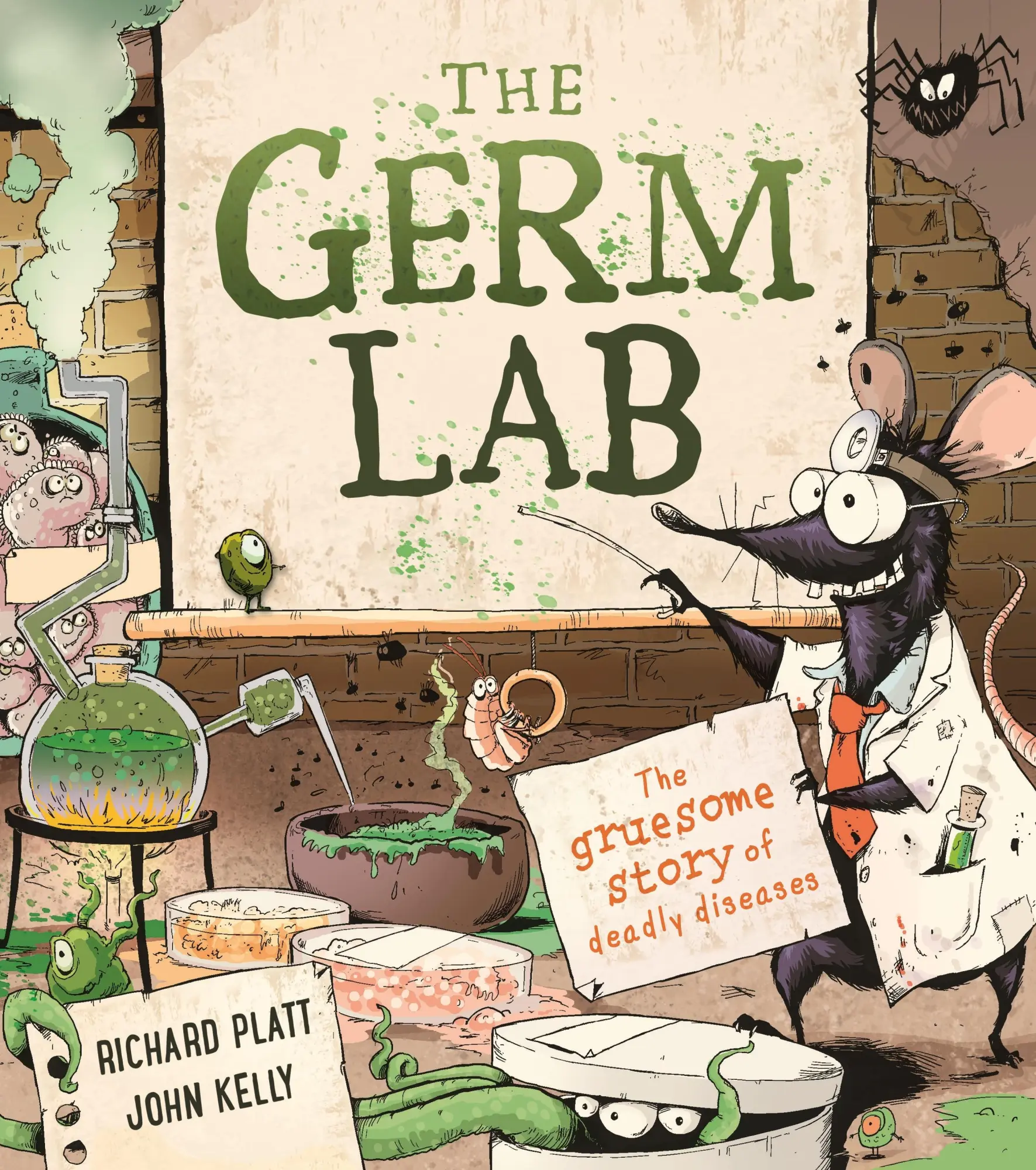 Cover: 9780753478813 | The Germ Lab | The Gruesome Story of Deadly Diseases | Richard Platt