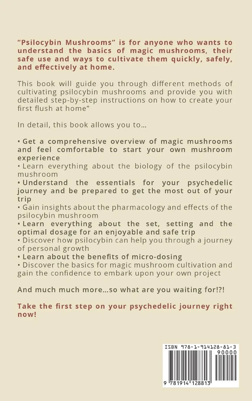 Rückseite: 9781914128813 | Psilocybin Mushrooms | Ronald O'Neil | Buch | Gebunden | Englisch