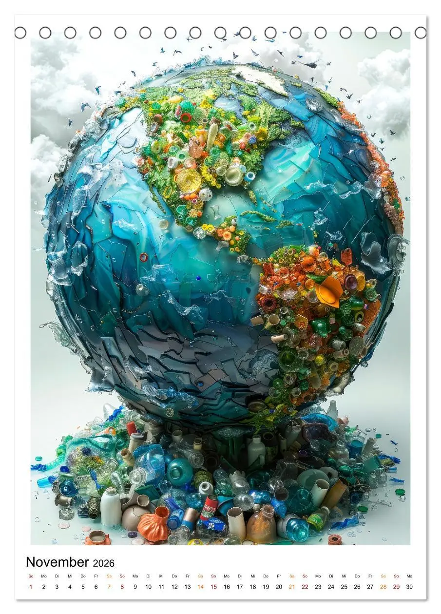 Bild: 9783516258813 | Unsere Umwelt leidet (Tischkalender 2026 DIN A5 hoch), CALVENDO...
