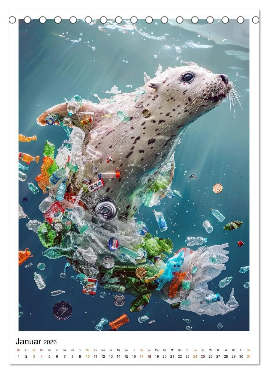 Bild: 9783516258813 | Unsere Umwelt leidet (Tischkalender 2026 DIN A5 hoch), CALVENDO...