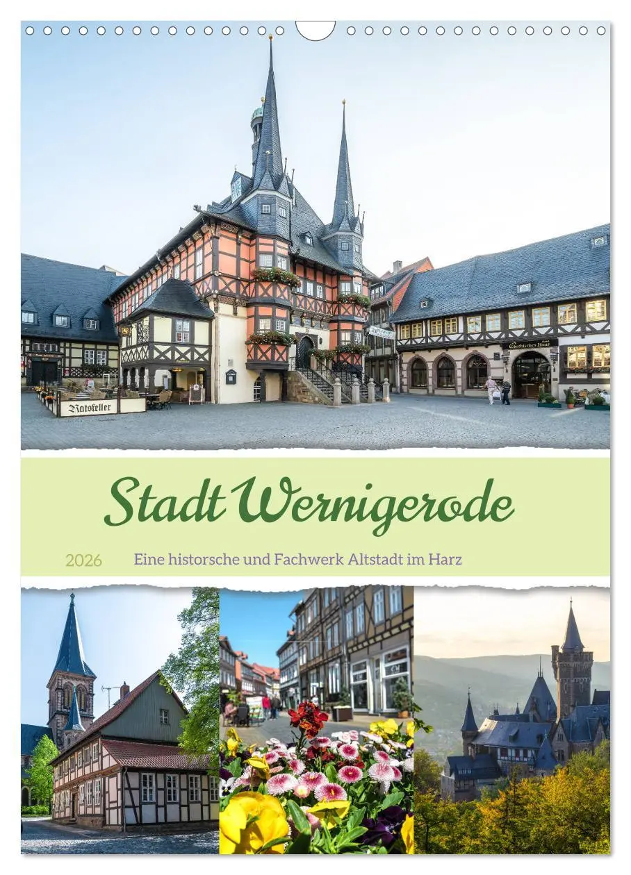 Cover: 9783516328813 | Stadt Wernigerode (Wandkalender 2026 DIN A3 hoch), CALVENDO...