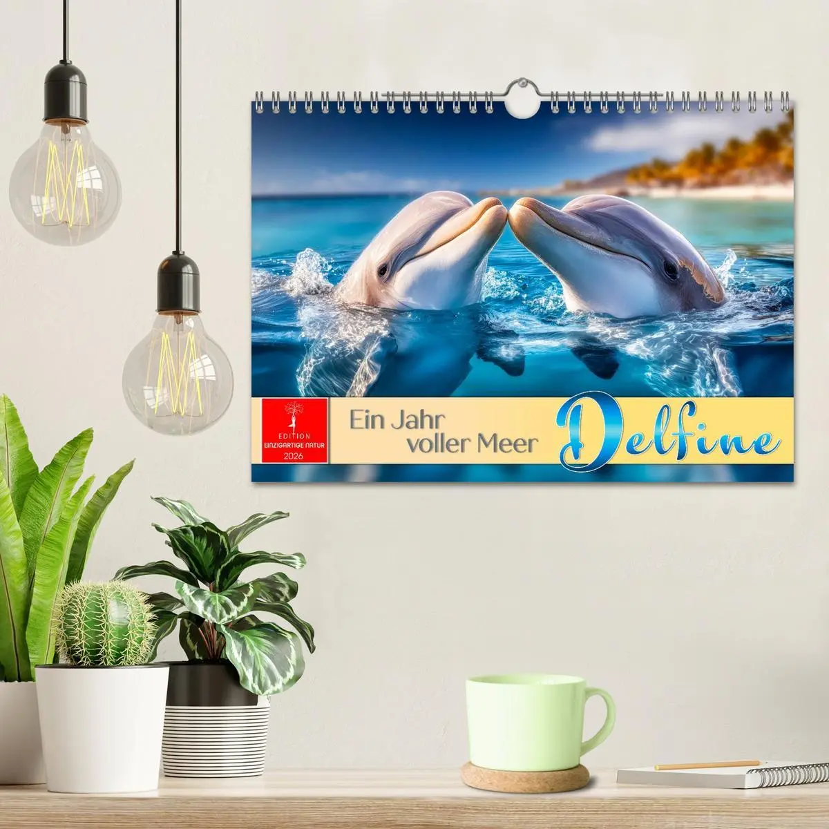 Bild: 9783516638813 | Delfine - ein Jahr voller Meer (Wandkalender 2026 DIN A4 quer),...