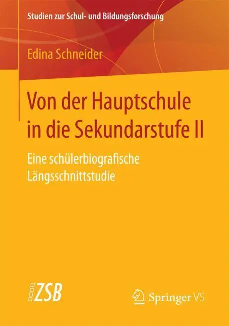 Cover: 9783658208813 | Von der Hauptschule in die Sekundarstufe II | Edina Schneider | Buch