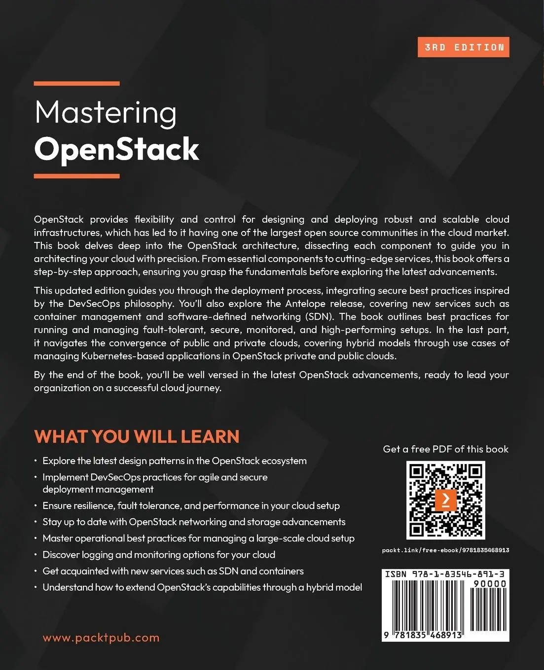 Rückseite: 9781835468913 | Mastering OpenStack - Third Edition | Omar Khedher | Taschenbuch
