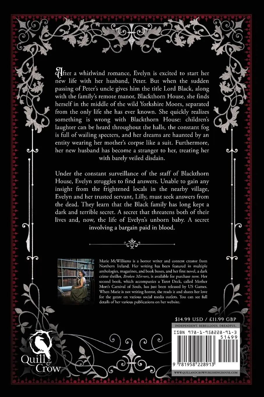 Rückseite: 9781958228913 | The Secrets of Blackthorn House | Marie McWilliams | Taschenbuch