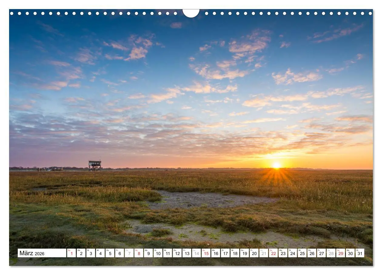 Bild: 9783516008913 | Eiderstedt - Willkommen am Watt (Wandkalender 2026 DIN A3 quer),...