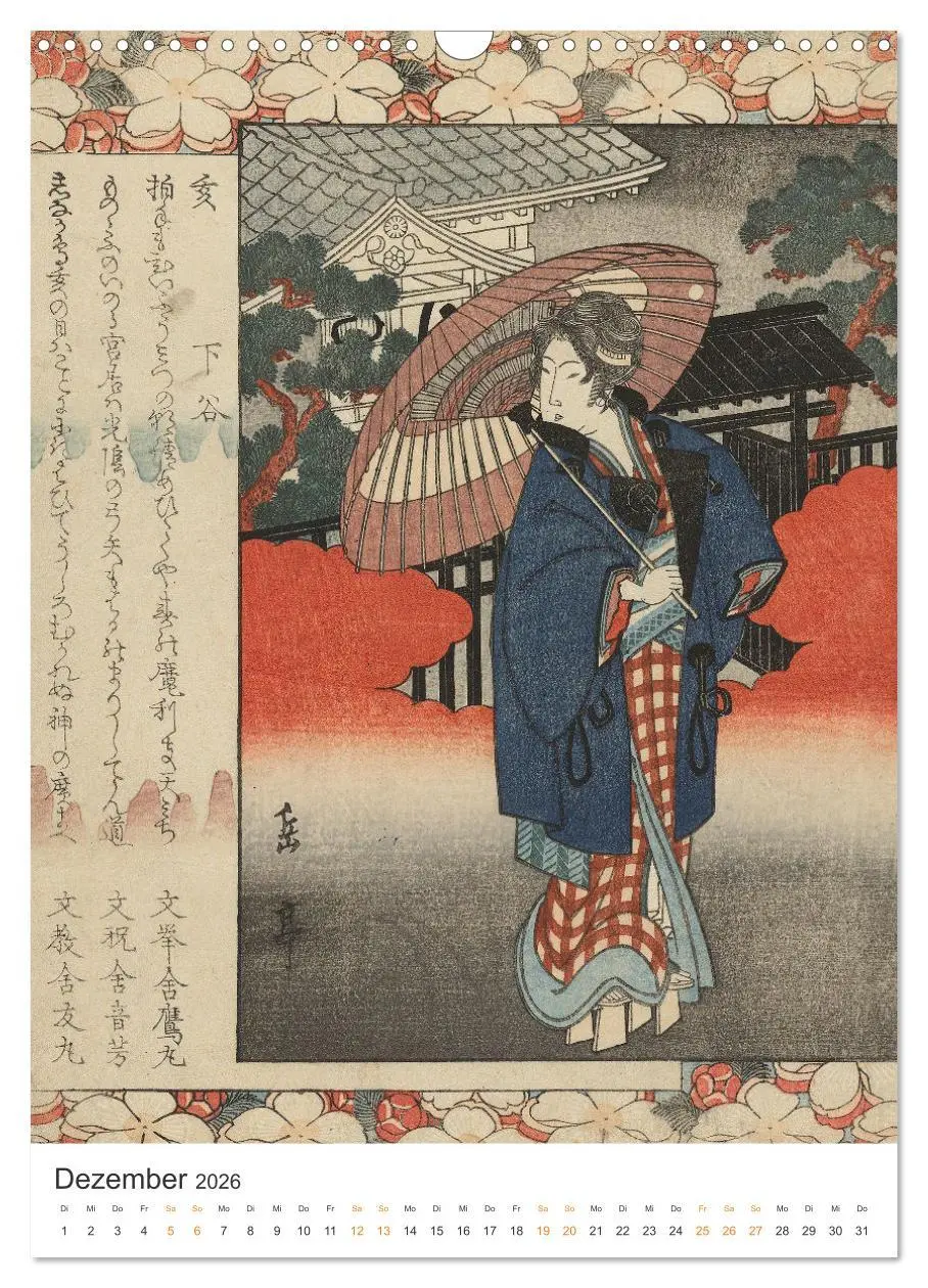 Bild: 9783516318913 | Kimonos und Karpfenmuster (Wandkalender 2026 DIN A3 hoch), CALVENDO...