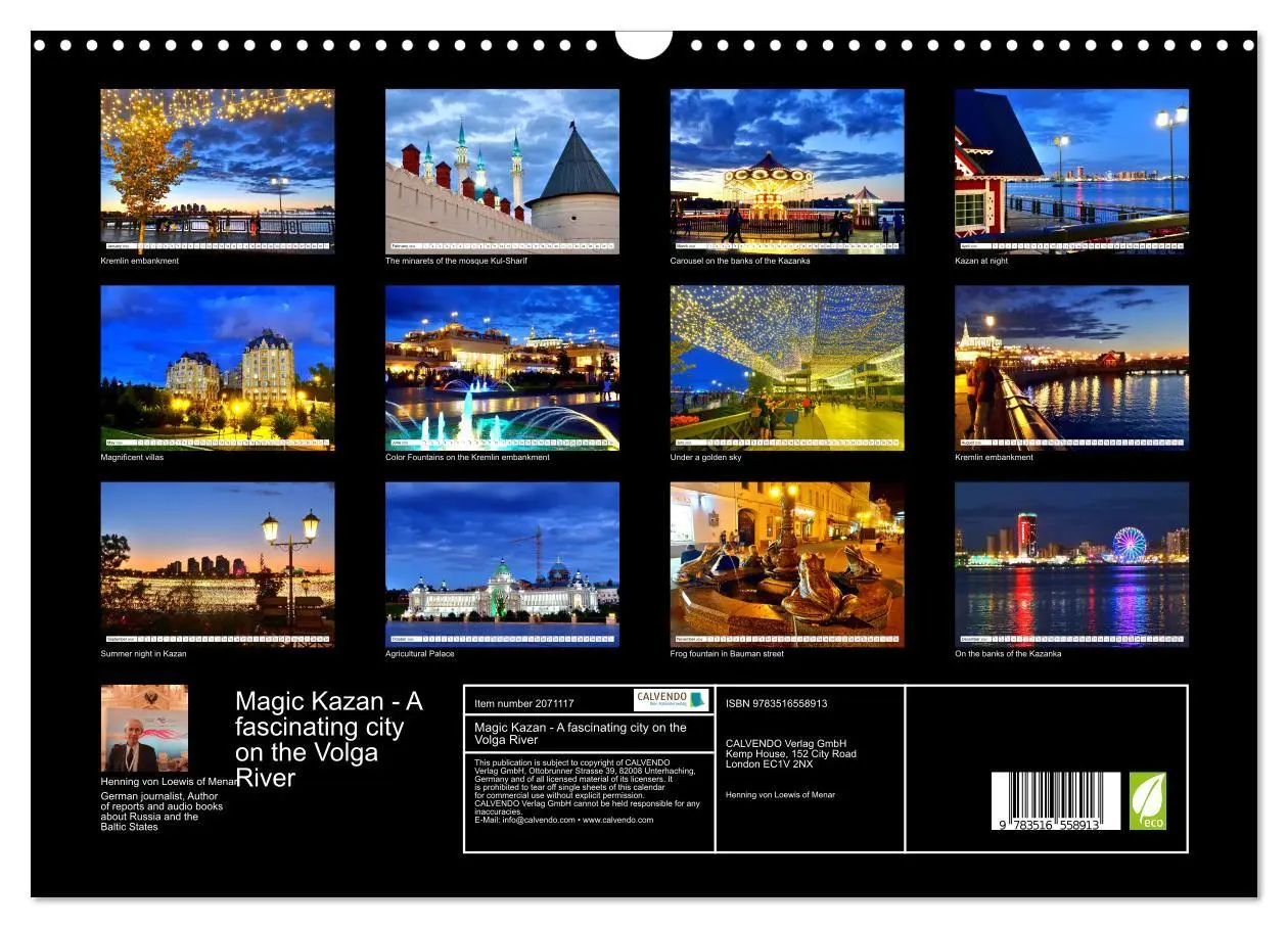 Bild: 9783516558913 | Magic Kazan - A fascinating city on the Volga River (Wall Calendar...