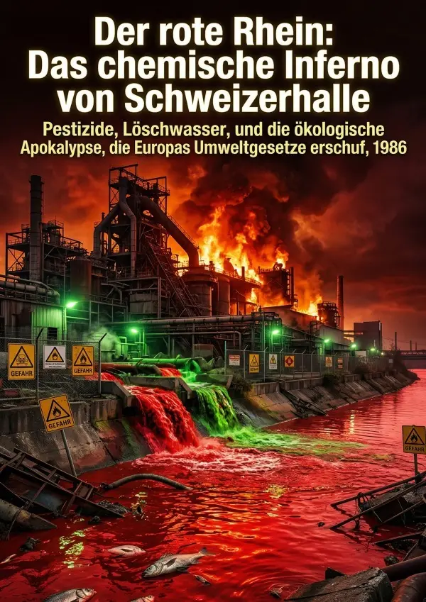 Cover: 9783565378913 | Der rote Rhein: Das chemische Inferno von Schweizerhalle | Oscar Gute
