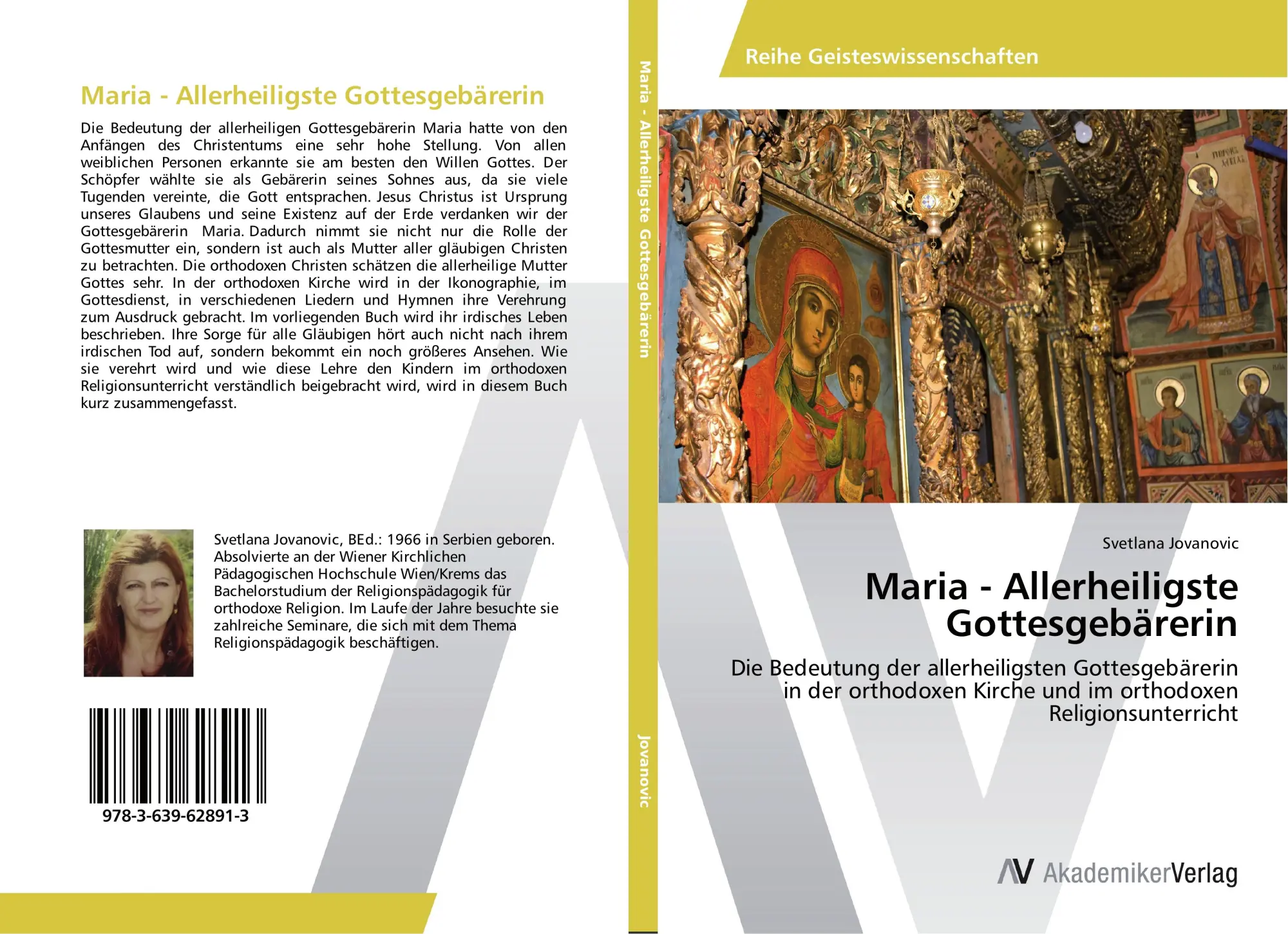 Cover: 9783639628913 | Maria - Allerheiligste Gottesgebärerin | Svetlana Jovanovic | Buch