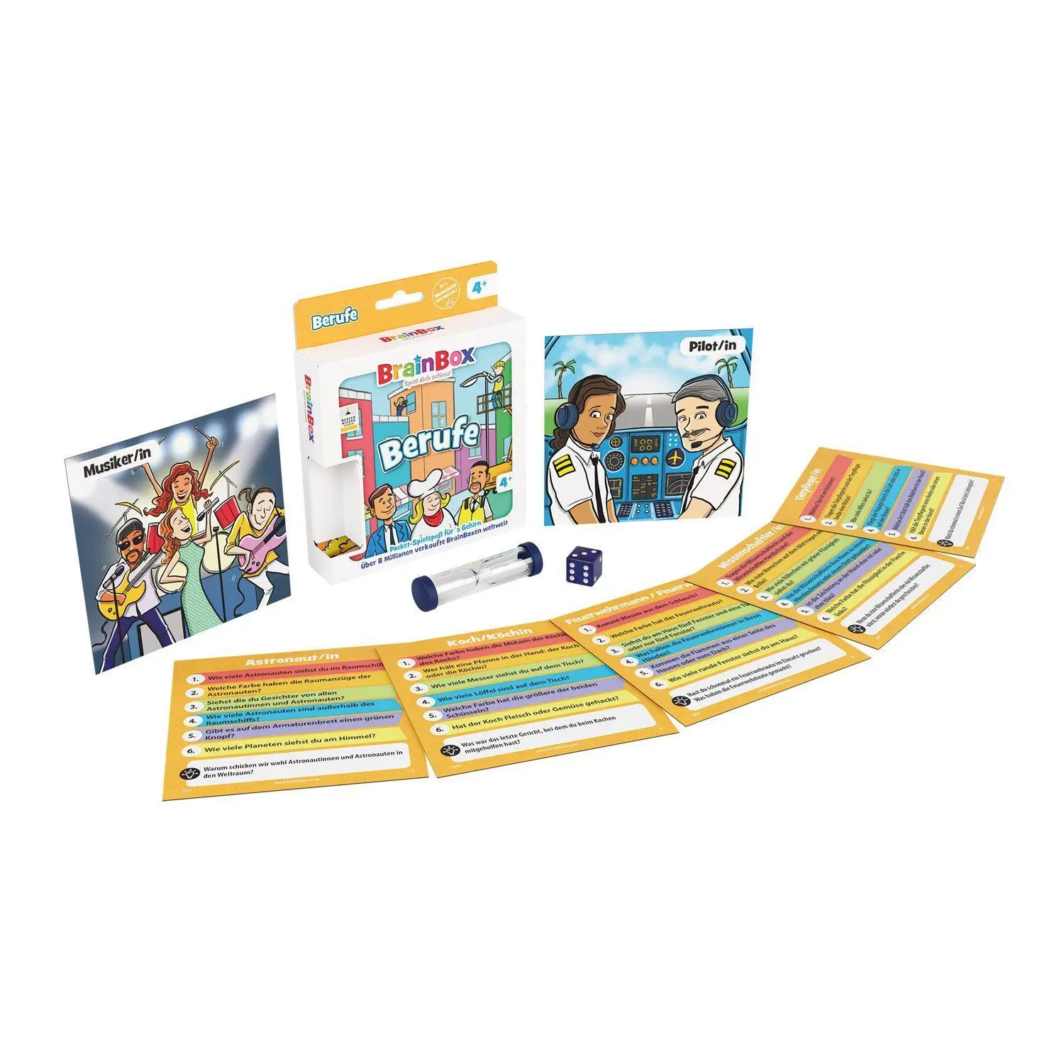 Bild: 5025822549013 | Brain Box Pocket - Berufe | Brain Box | Spiel | 2054901 | Deutsch