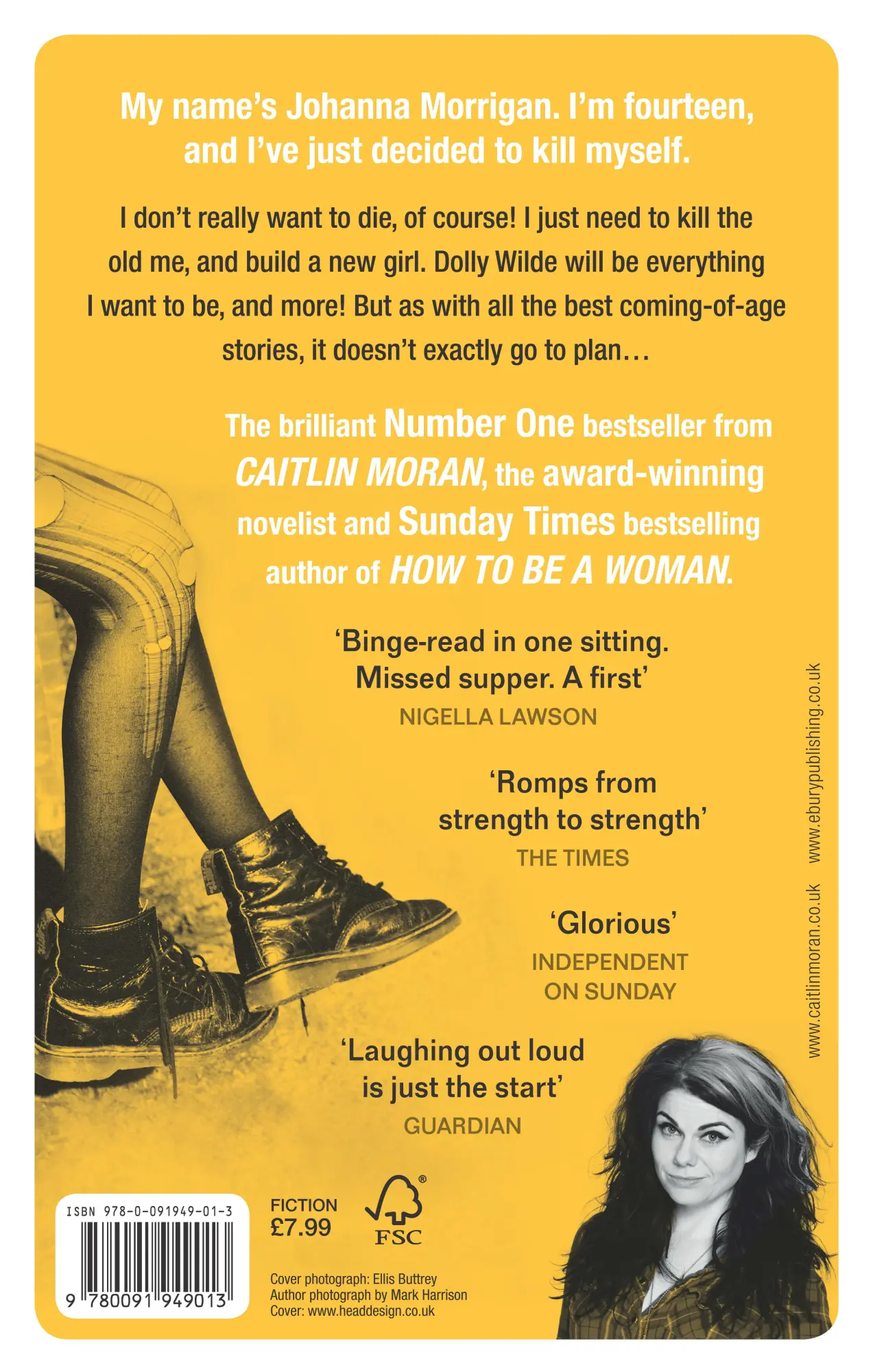 Rückseite: 9780091949013 | How to Build a Girl | Caitlin Moran | Taschenbuch | 343 S. | Englisch