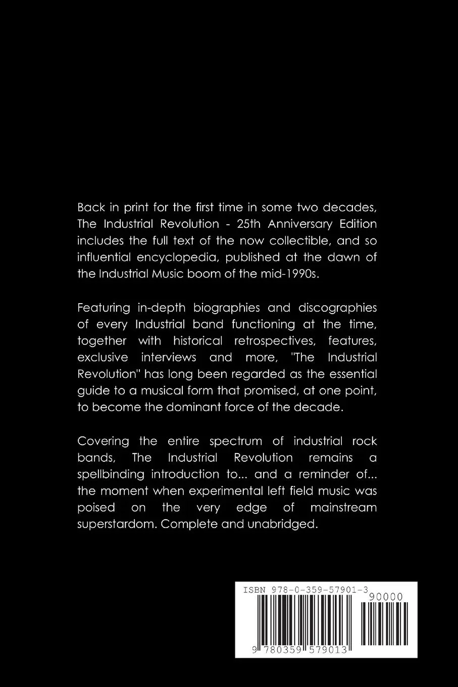 Rückseite: 9780359579013 | The Industrial Revolution - 25th Anniversary Edition | Dave Thompson