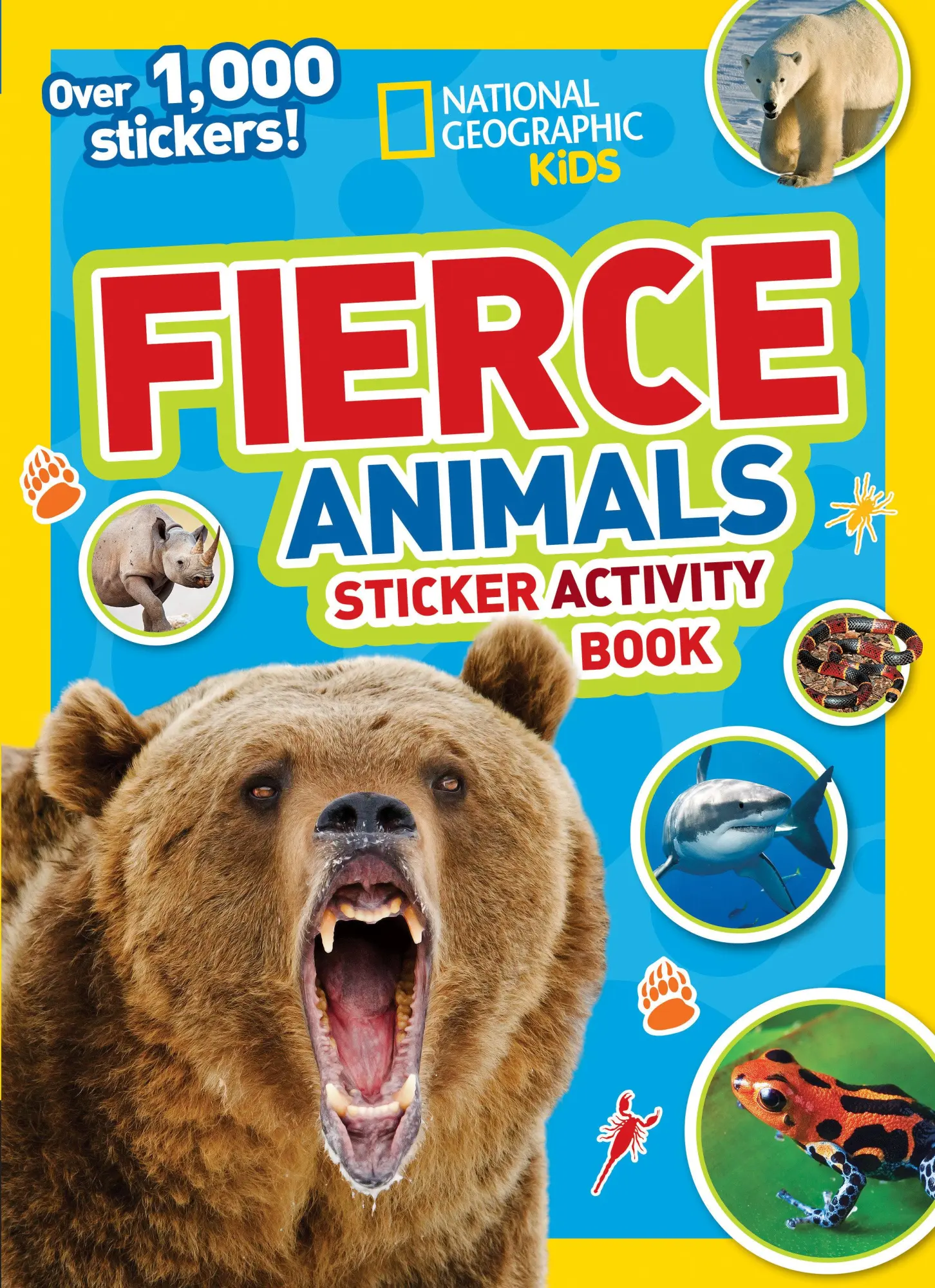 Cover: 9781426319013 | National Geographic Kids Fierce Animals Sticker Activity Book | Kids