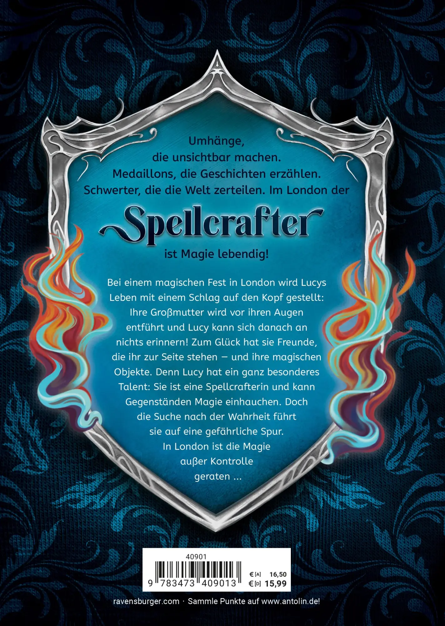 Rückseite: 9783473409013 | Spellcraft, Band 1 - Die Magie der silbernen Flamme | R. L. Ferguson