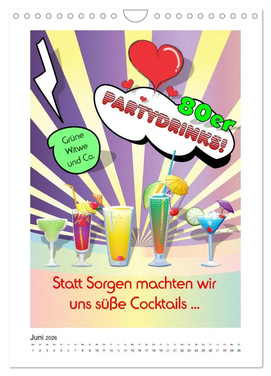 Bild: 9783516379013 | Die coolen 80er. Schön war die Zeit! (Wandkalender 2026 DIN A4...