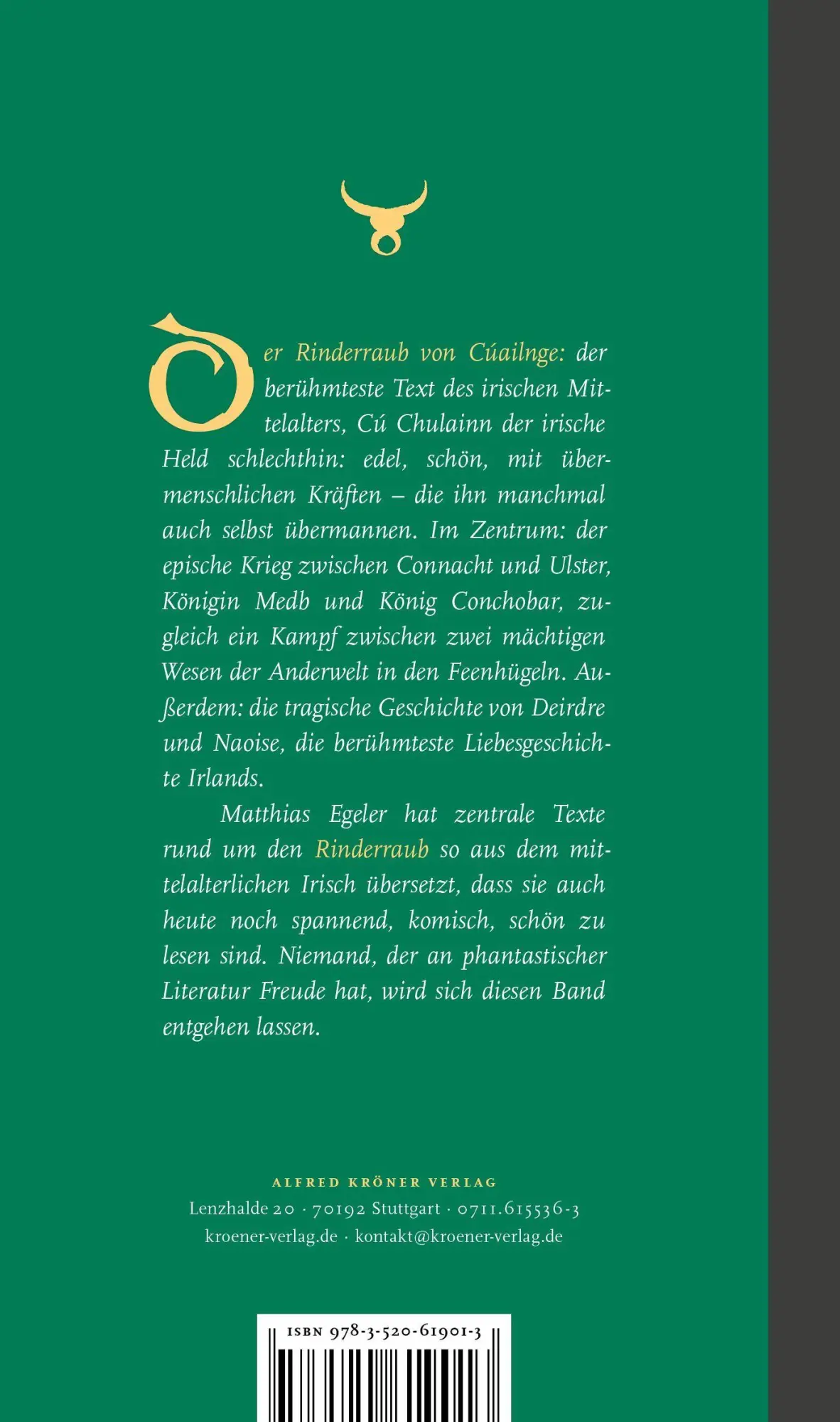 Bild: 9783520619013 | Sagas aus dem Alten Irland | Matthias Egeler | Buch | 358 S. | Deutsch