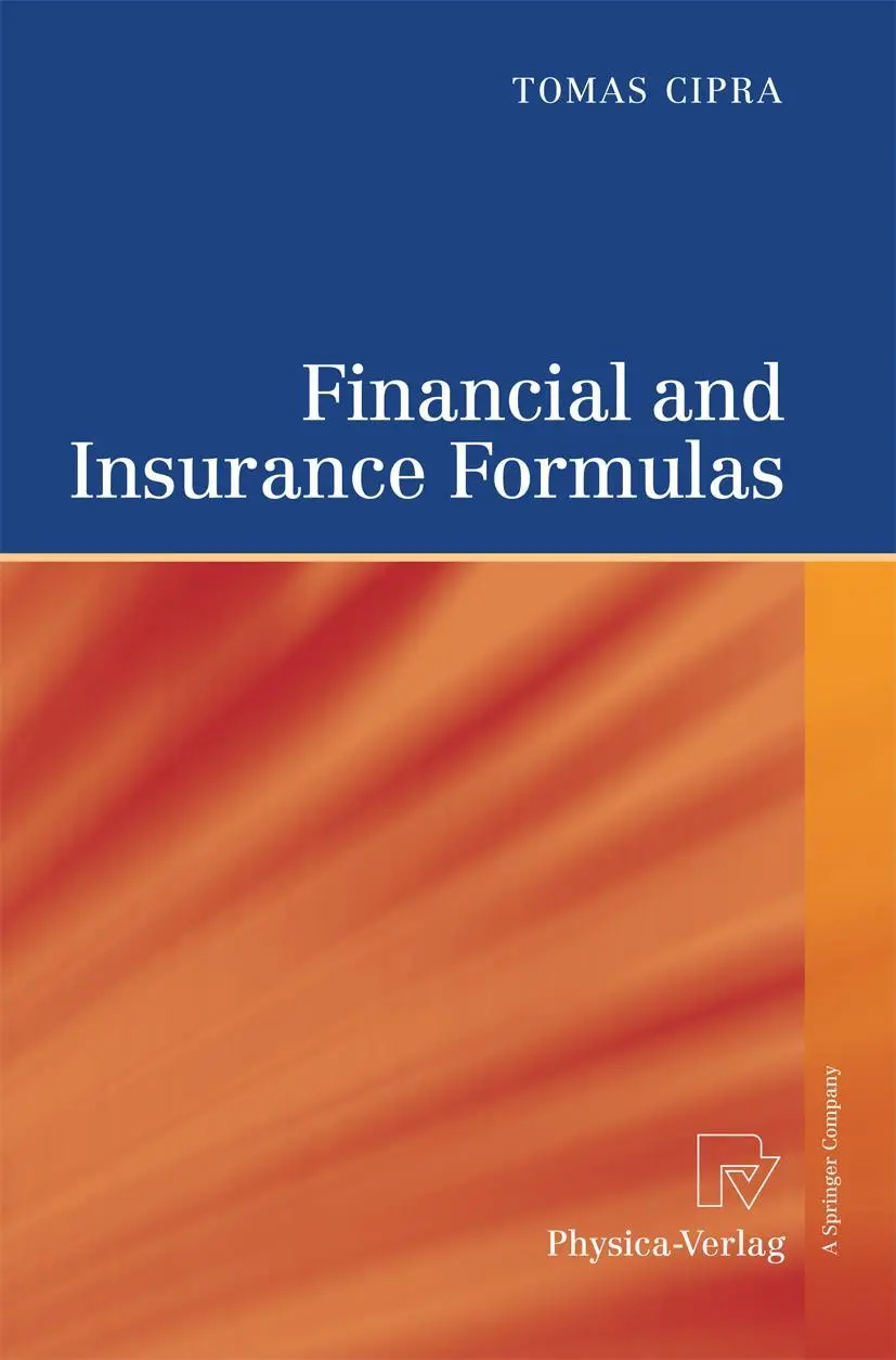 Cover: 9783790829013 | Financial and Insurance Formulas | Tomas Cipra | Taschenbuch | xv