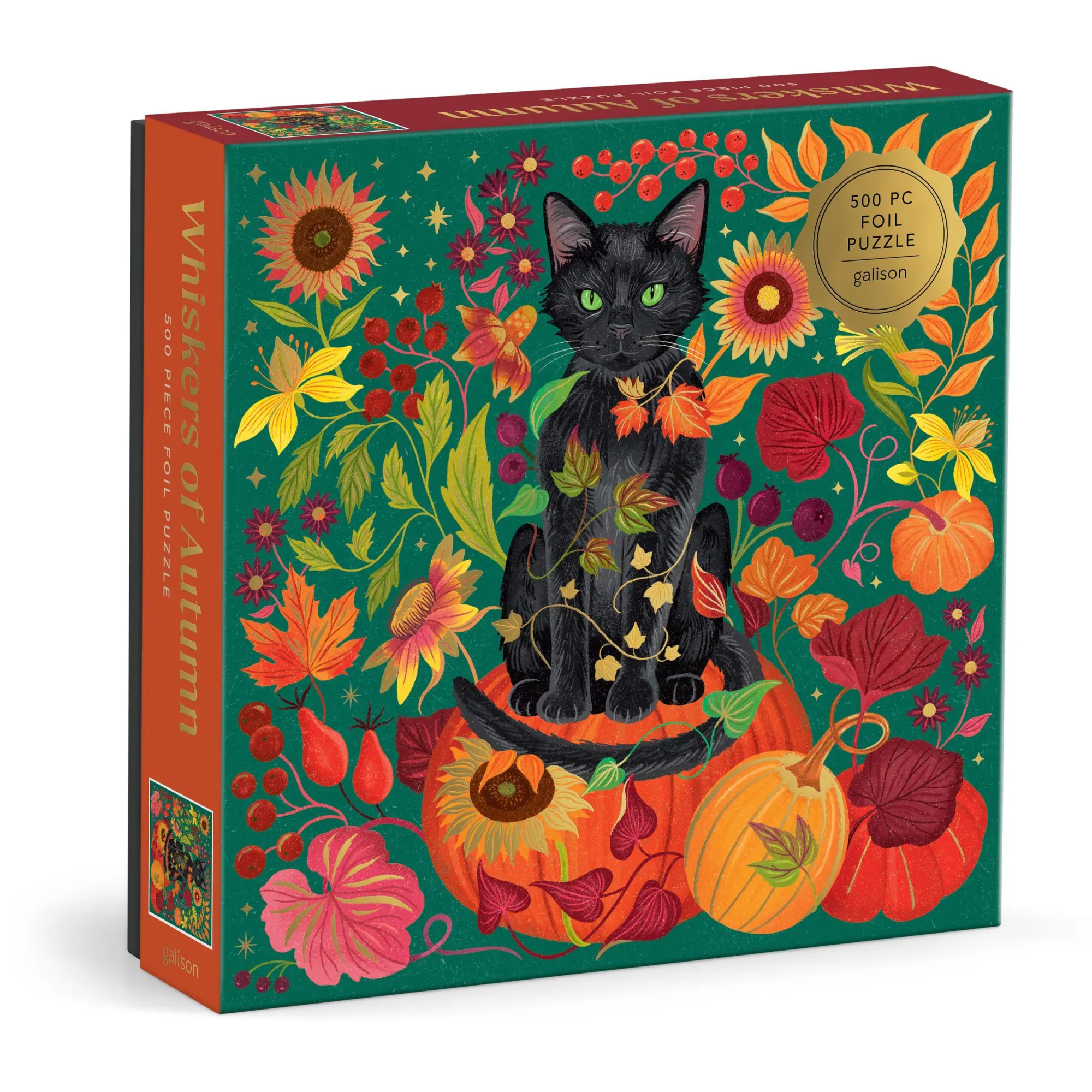 Cover: 9780735389113 | Whiskers of Autumn 500 Piece Foil Puzzle | Galison | Spiel | Galison