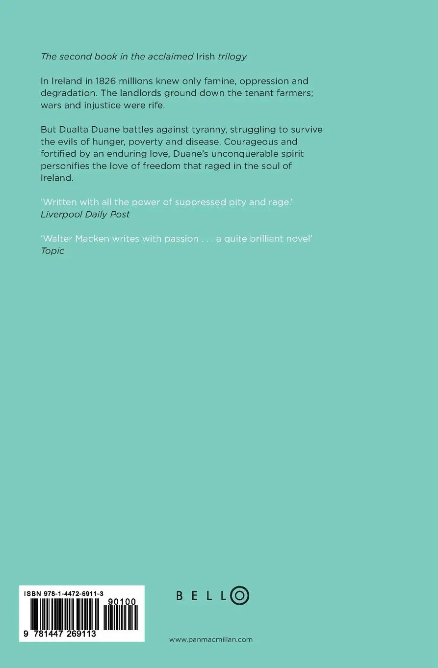Rückseite: 9781447269113 | The Silent People | Walter Macken | Taschenbuch | Englisch | 2014