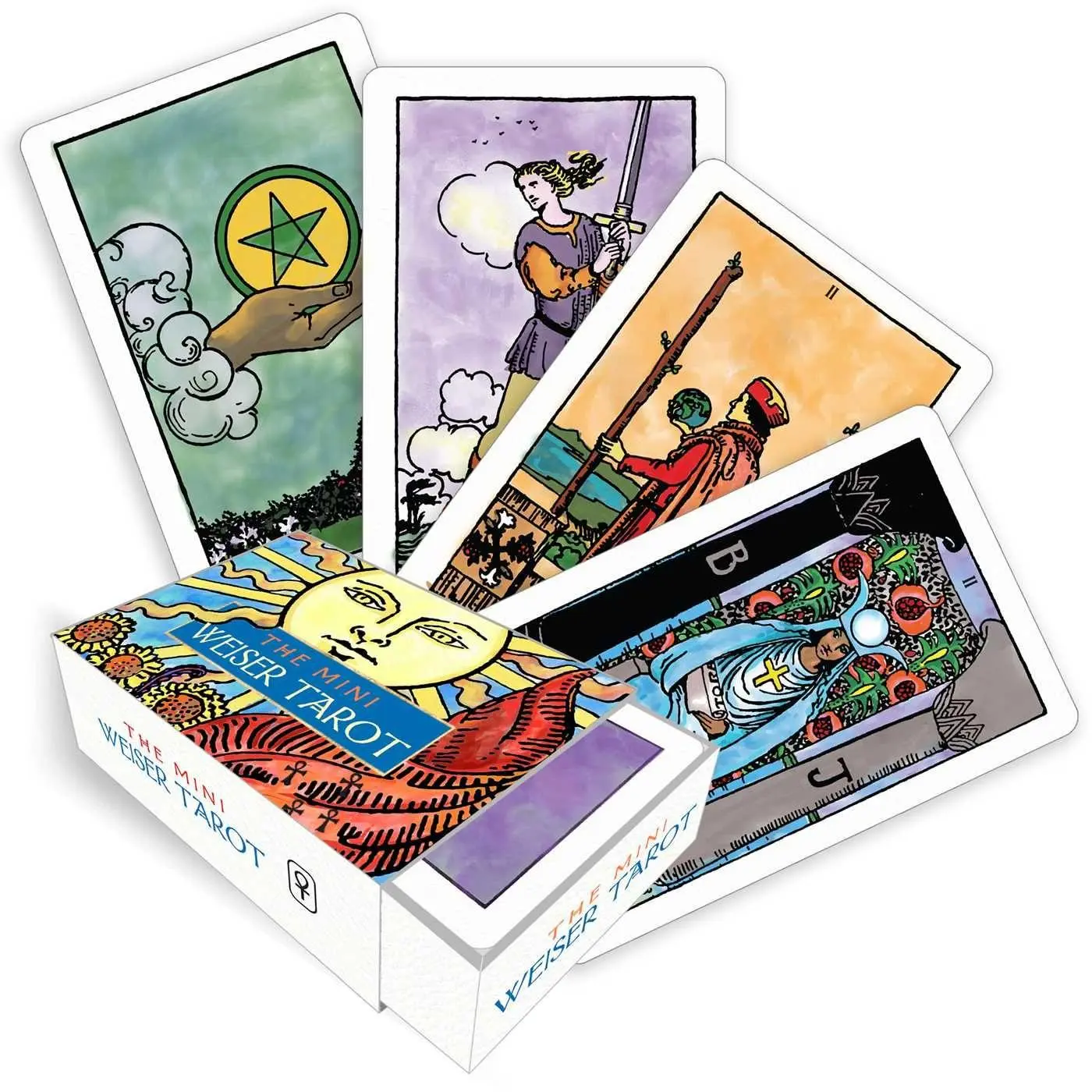 Cover: 9781578639113 | The Mini Weiser Tarot | Arthur Edward Waite (u. a.) | Taschenbuch