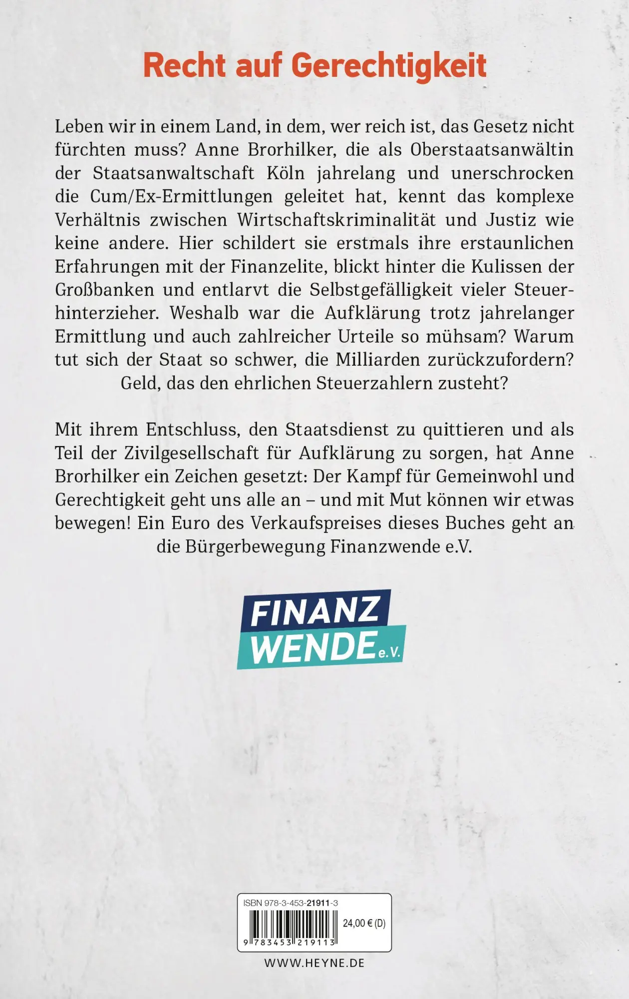 Bild: 9783453219113 | Cum/Ex, Milliarden und Moral | Anne Brorhilker (u. a.) | Buch | 272 S.