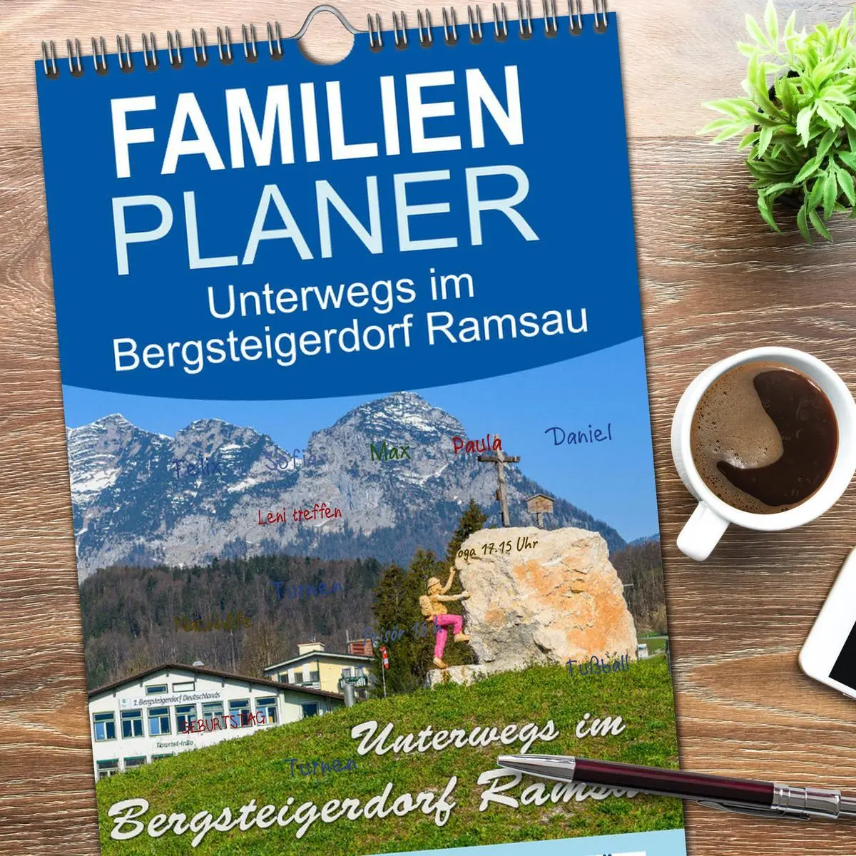 Bild: 9783516509113 | Familienplaner 2026 - Unterwegs im Bergsteigerdorf Ramsau mit 5...