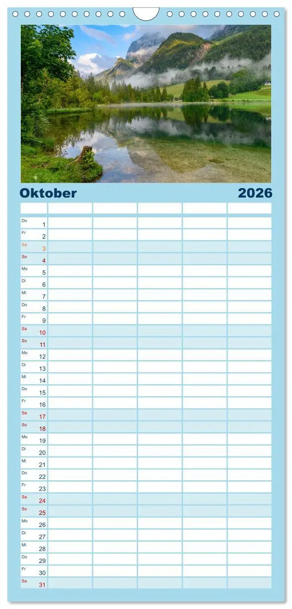 Bild: 9783516509113 | Familienplaner 2026 - Unterwegs im Bergsteigerdorf Ramsau mit 5...