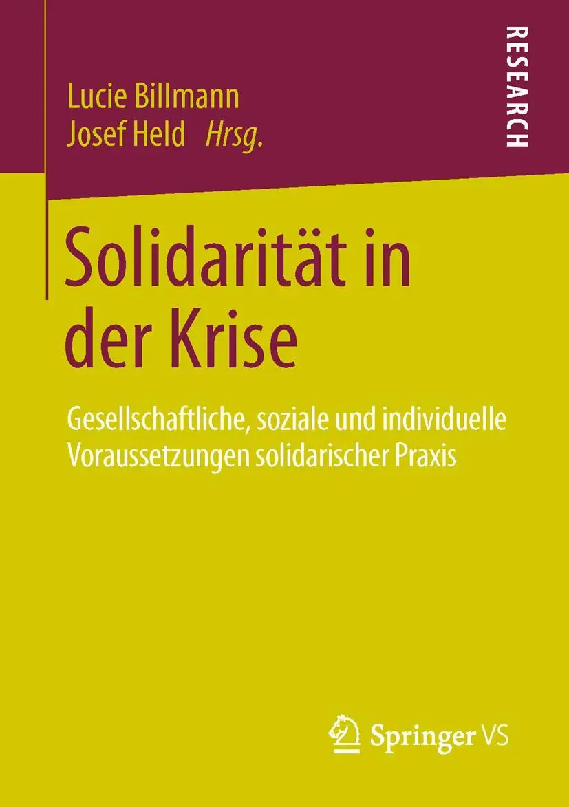 Cover: 9783658009113 | Solidarität in der Krise | Josef Held (u. a.) | Taschenbuch | ix
