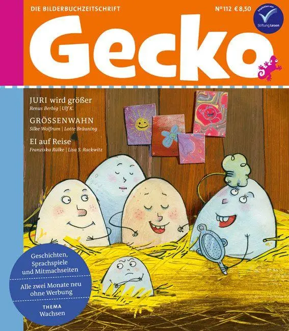 Cover: 9783911209113 | Gecko Kinderzeitschrift Band 112 | Thema: Wachsen | Berbig (u. a.)