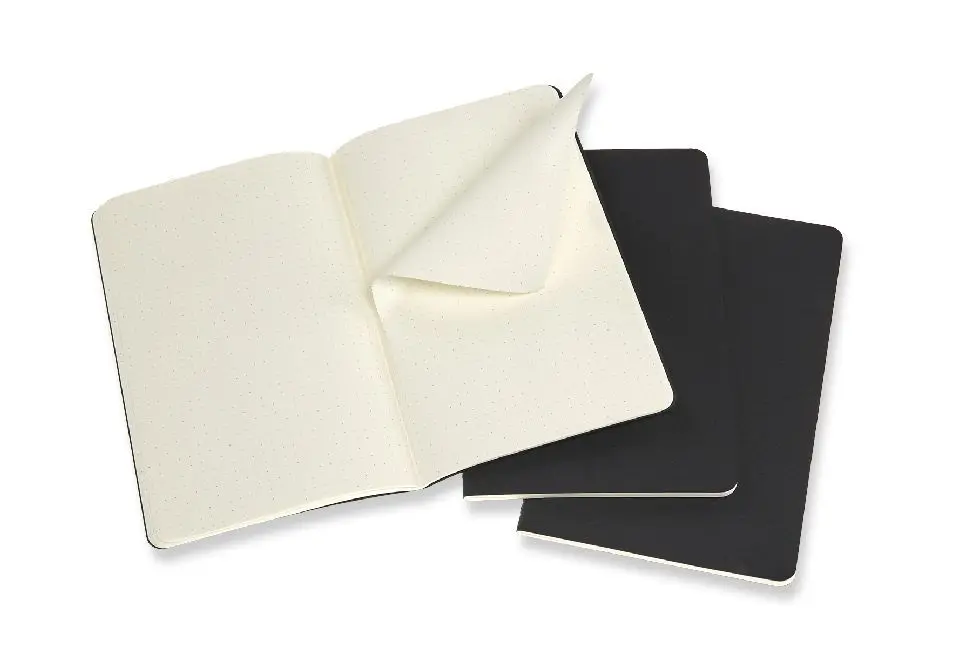 Bild: 8058341719213 | Moleskine Cahier Large/A5, 3er Set, Punktraster, Kartoneinband,...