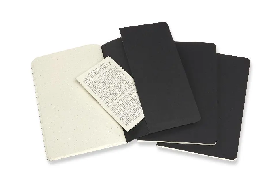 Bild: 8058341719213 | Moleskine Cahier Large/A5, 3er Set, Punktraster, Kartoneinband,...