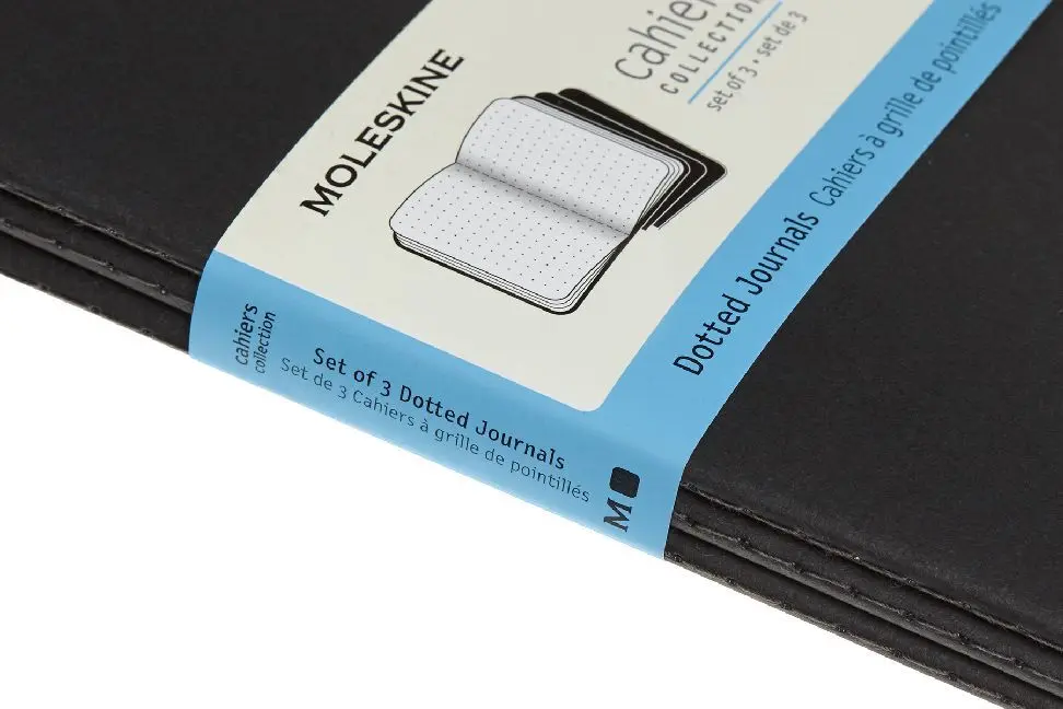 Bild: 8058341719213 | Moleskine Cahier Large/A5, 3er Set, Punktraster, Kartoneinband,...