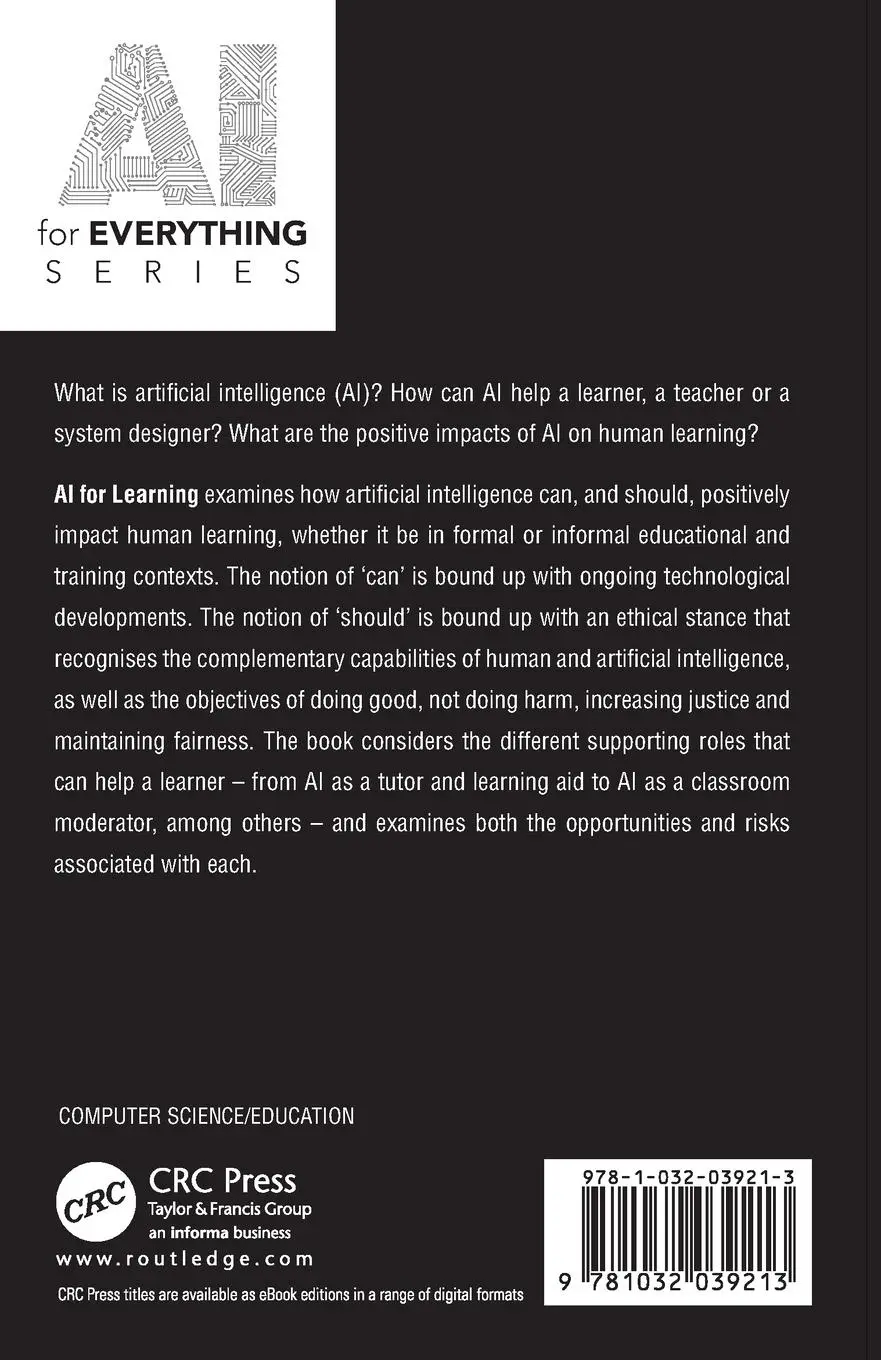 Rückseite: 9781032039213 | AI for Learning | Carmel Kent (u. a.) | Taschenbuch | Englisch | 2022