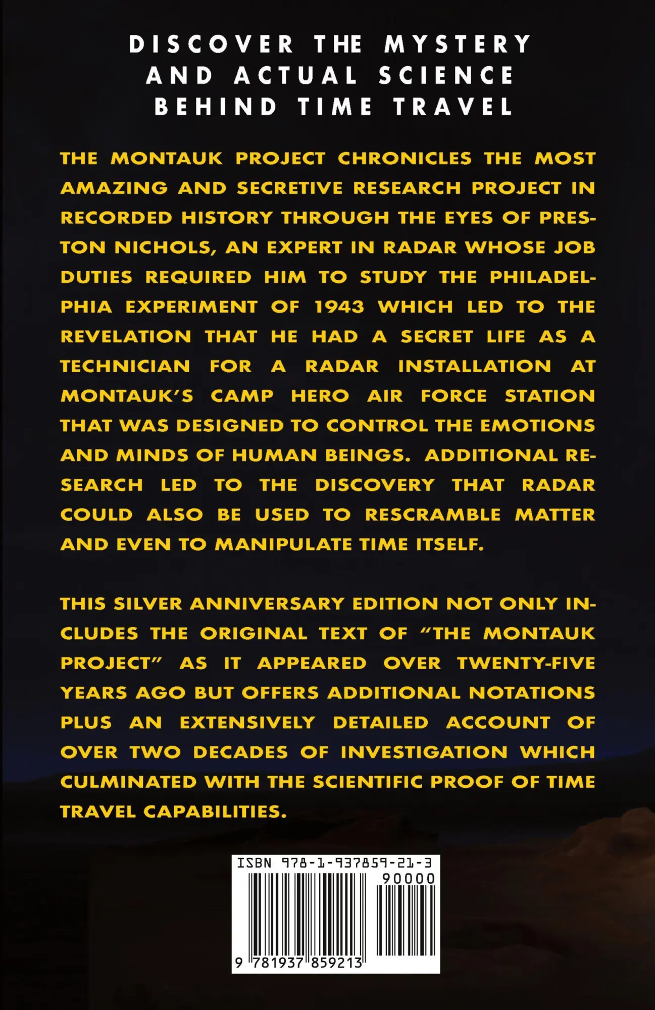 Rückseite: 9781937859213 | The Montauk Project - Experiments in Time | Silver Anniversary Edition