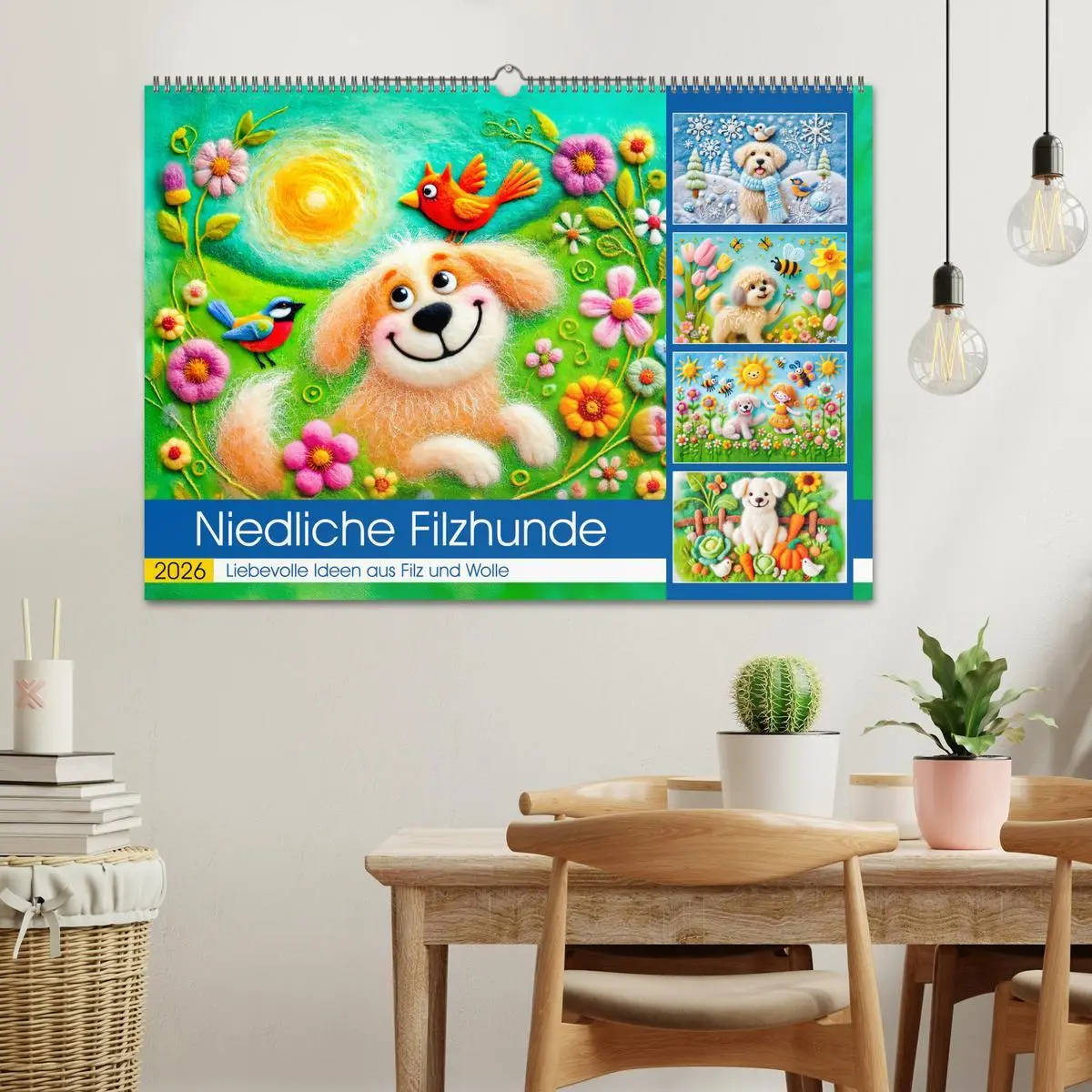 Bild: 9783457269213 | Niedliche Filzhunde - Liebevolle Ideen aus Filz und Wolle...