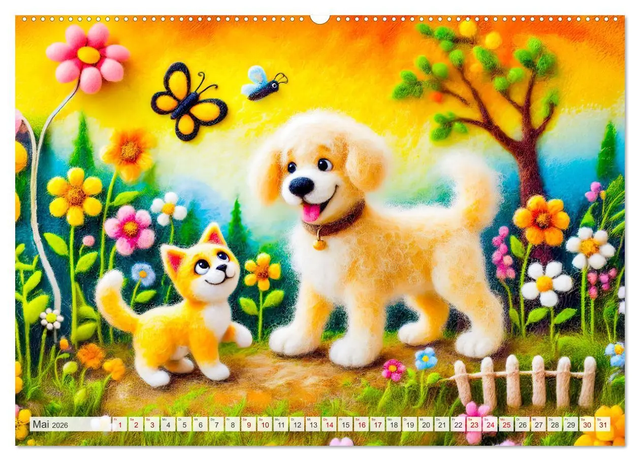 Bild: 9783457269213 | Niedliche Filzhunde - Liebevolle Ideen aus Filz und Wolle...