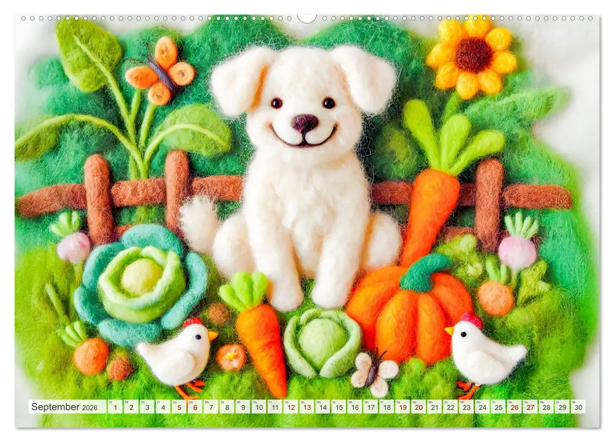Bild: 9783457269213 | Niedliche Filzhunde - Liebevolle Ideen aus Filz und Wolle...