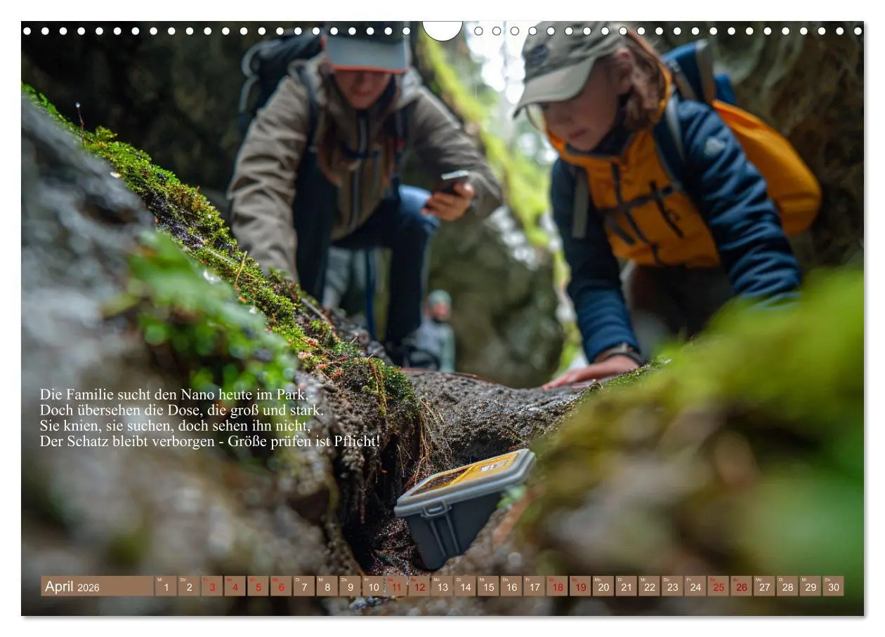 Bild: 9783457409213 | Geocaching Poesie (Wandkalender 2026 DIN A3 quer), CALVENDO...