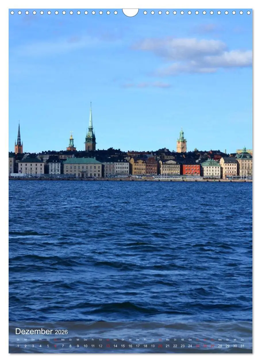 Bild: 9783516429213 | Stockholm - Stadtansichten (Wandkalender 2026 DIN A3 hoch),...