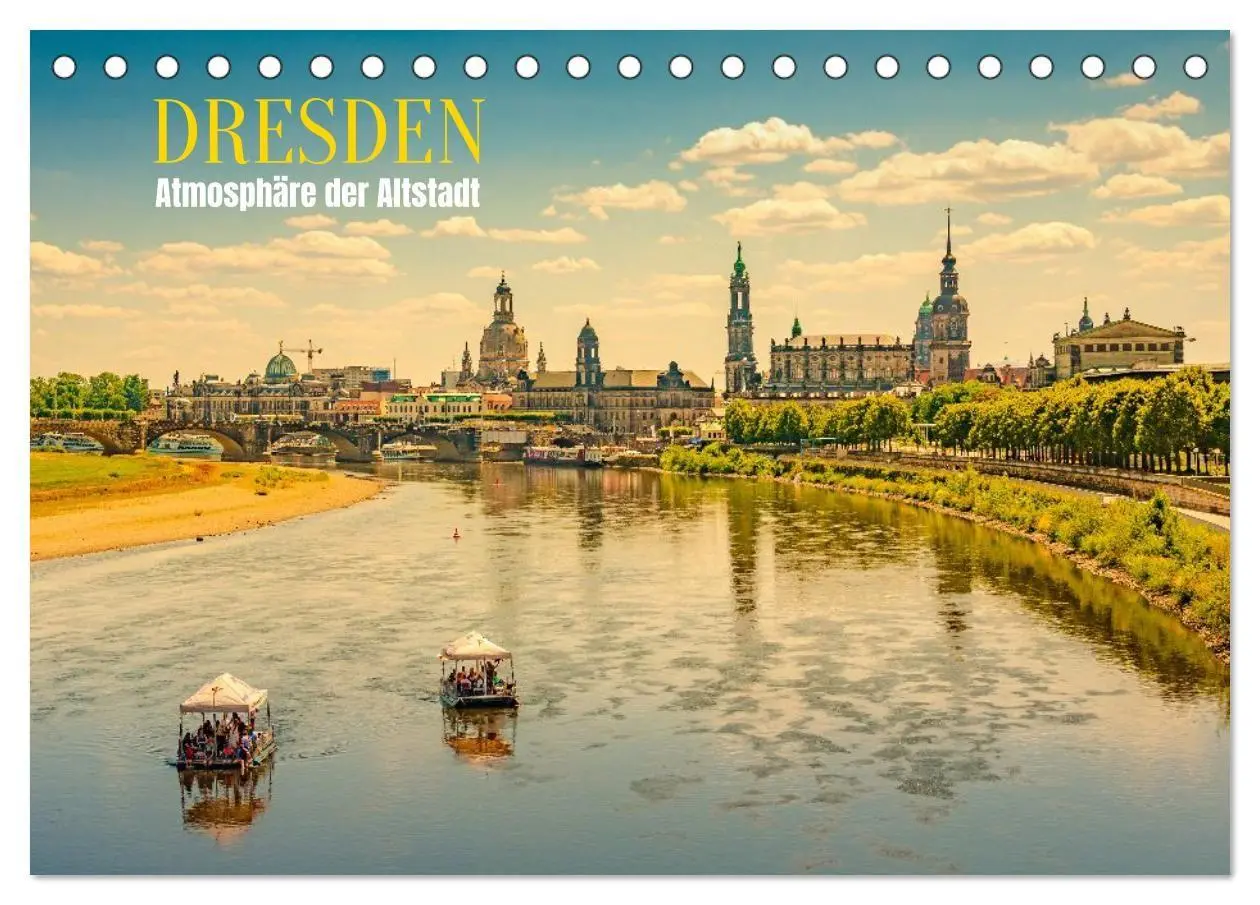 Cover: 9783516669213 | Dresden, Atmosphäre der Altstadt (Tischkalender 2026 DIN A5 quer),...