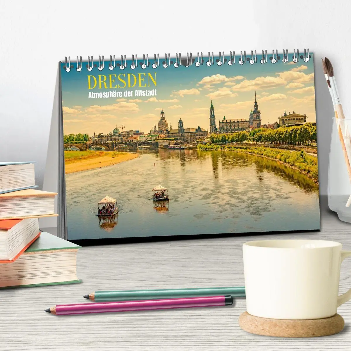 Bild: 9783516669213 | Dresden, Atmosphäre der Altstadt (Tischkalender 2026 DIN A5 quer),...