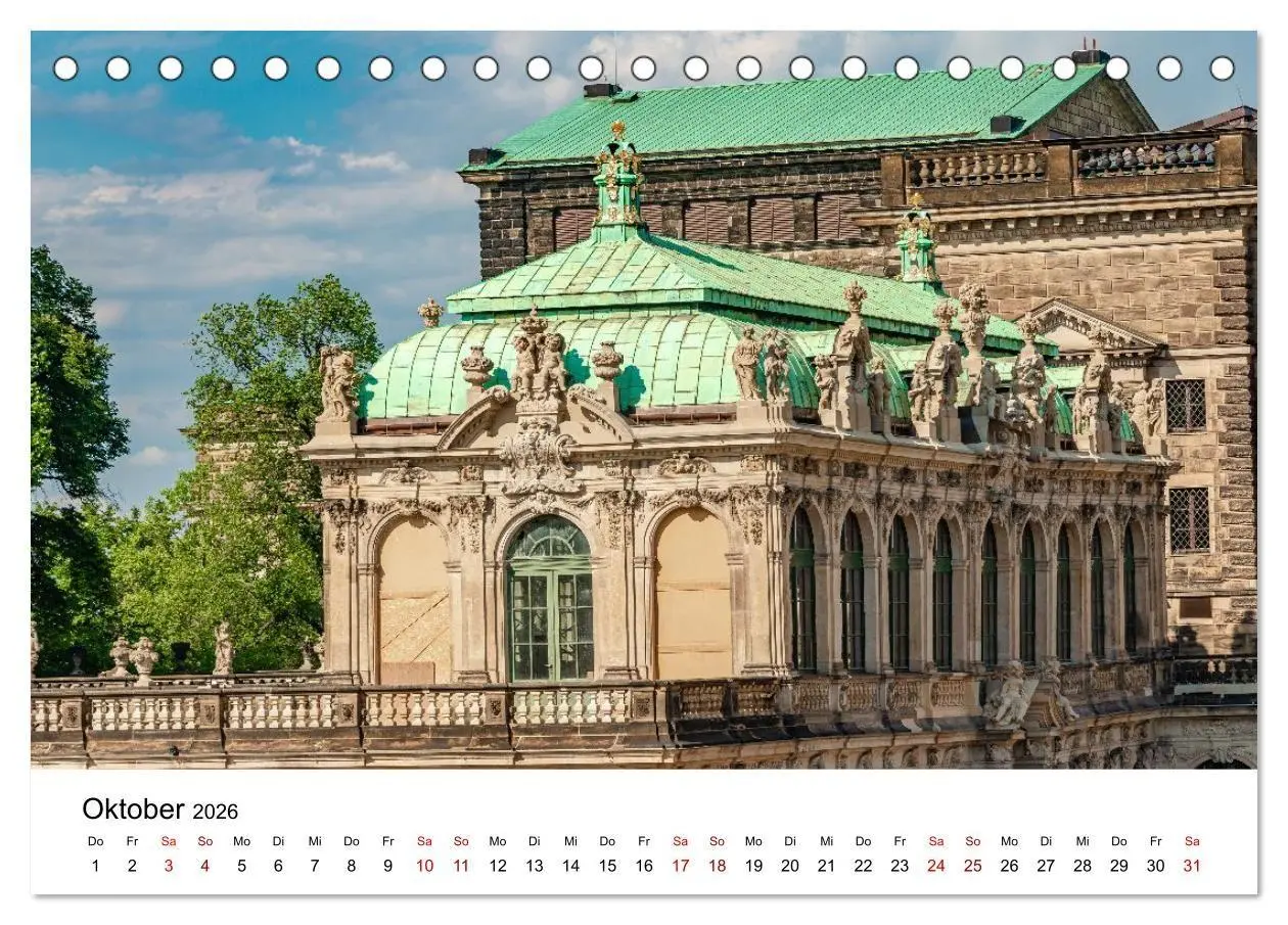 Bild: 9783516669213 | Dresden, Atmosphäre der Altstadt (Tischkalender 2026 DIN A5 quer),...